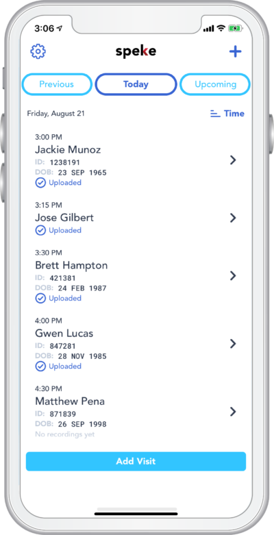 Step 1: Open the Speke App and Begin Your Encounter